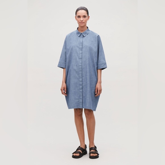 COS Boxy Denim Shirt Dress - Picture 7 of 12